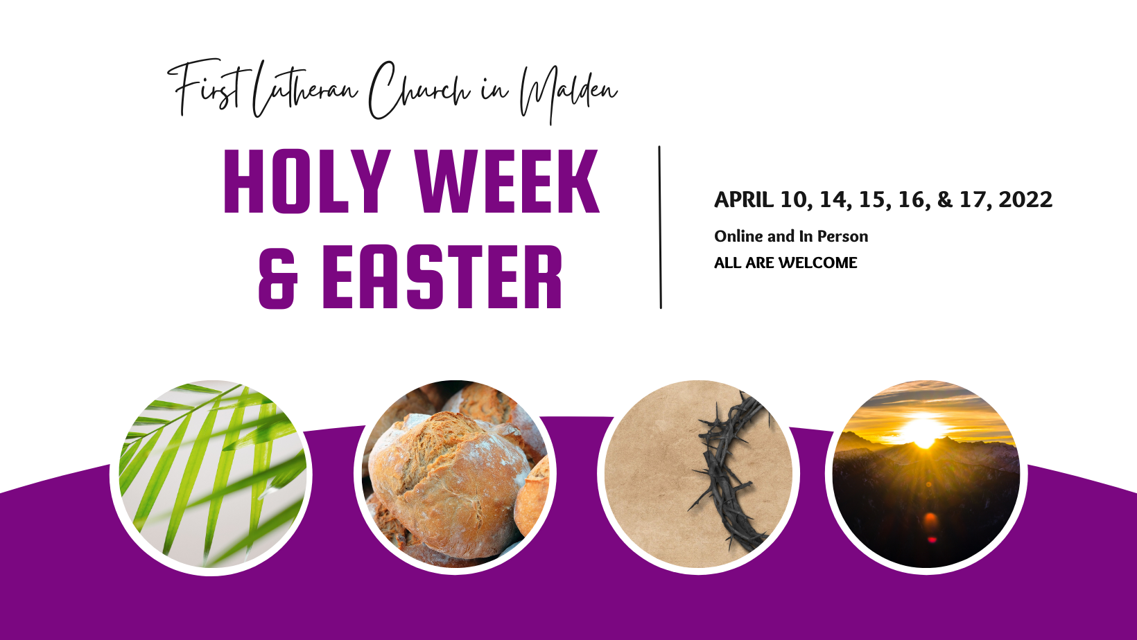 Holy Week and Easter 2022